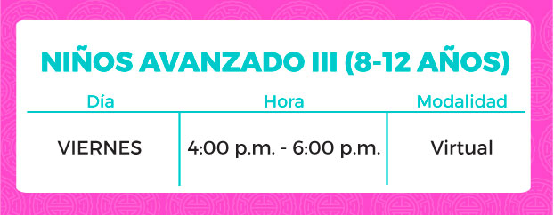 niños avanzado III