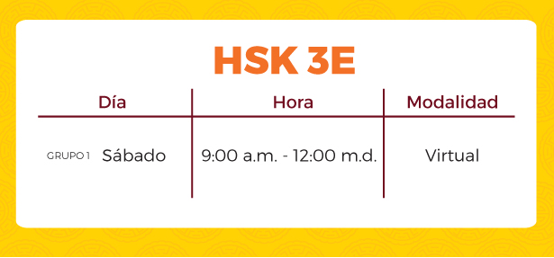 Horarios