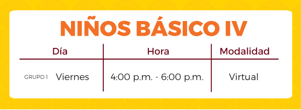 Horario Basico 4