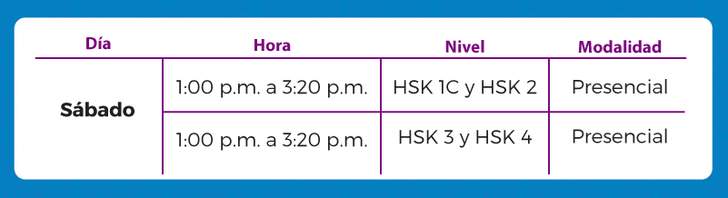 horario